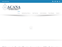 Tablet Screenshot of flyacana.org
